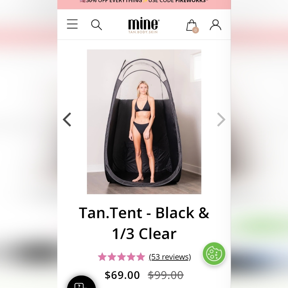 Mine Tan - Full Body Tanning Tent